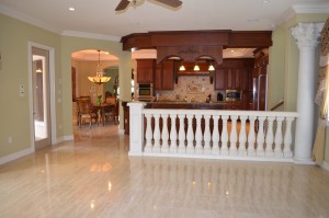 family room kitchen before